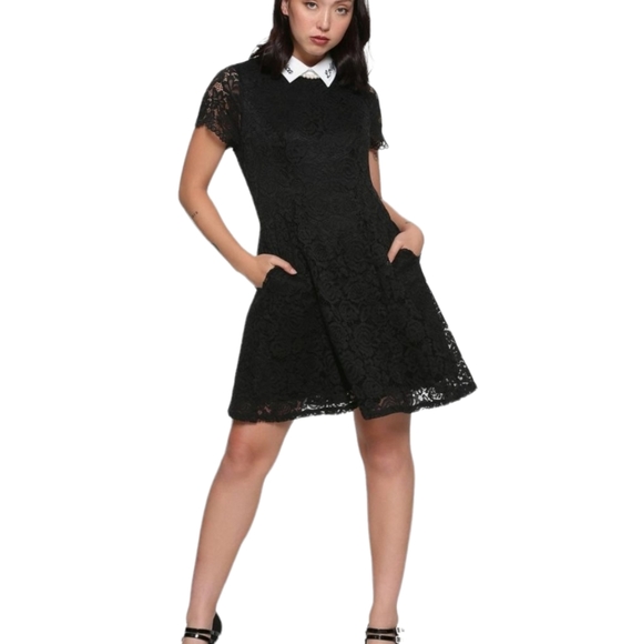 Hot Topic | Dresses | Hot Topic Riverdale Veronica Lodge Black Lace Dress  Size 2x | Poshmark